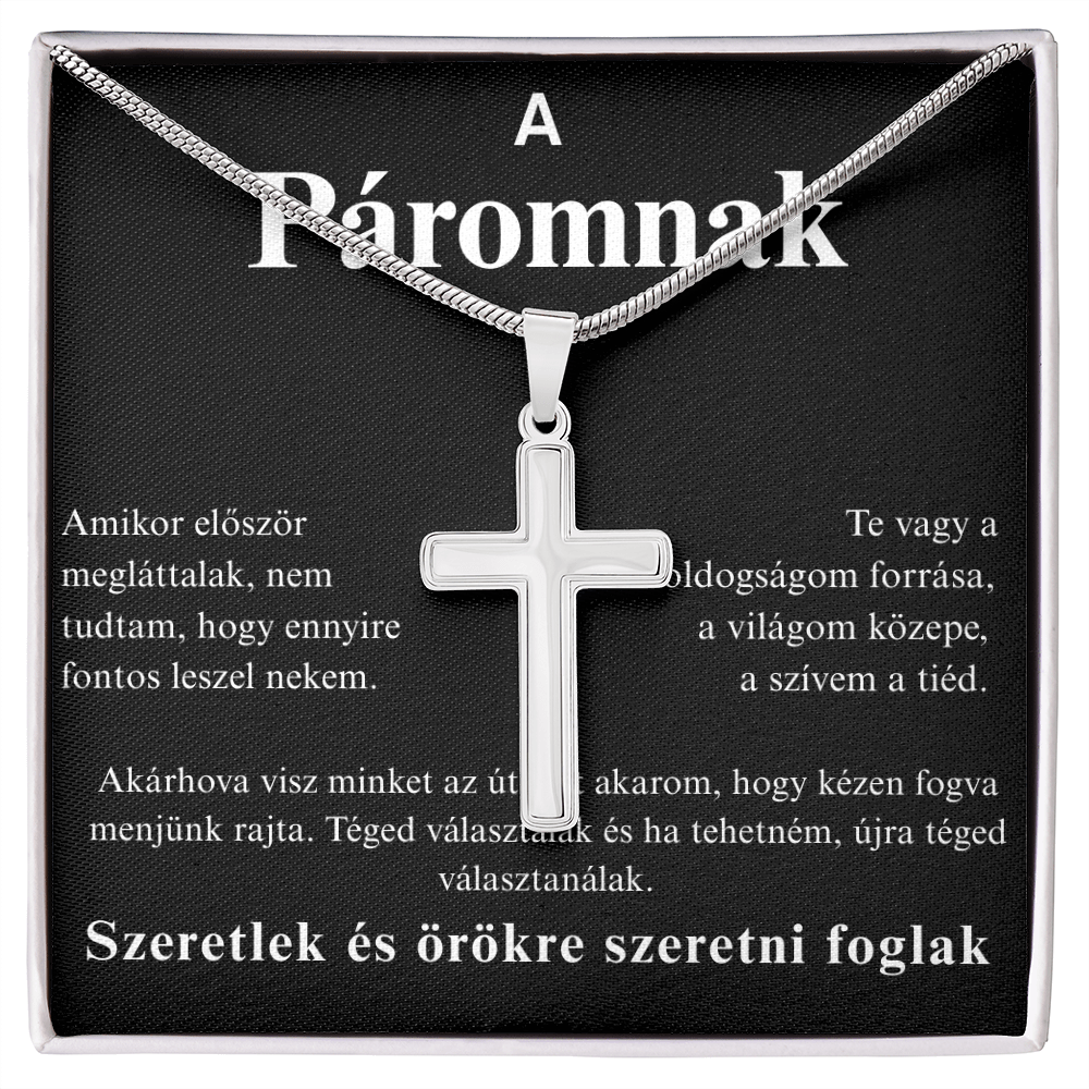 Ajándék szeretett férjemnek – Kereszt nyaklánc