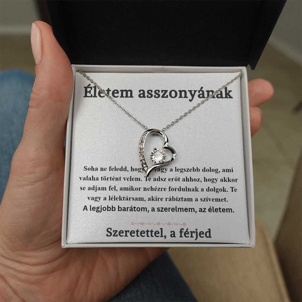 Egy Szív, Örök Szerelem – Szív Medálos Nyaklánc Szerelmemnek