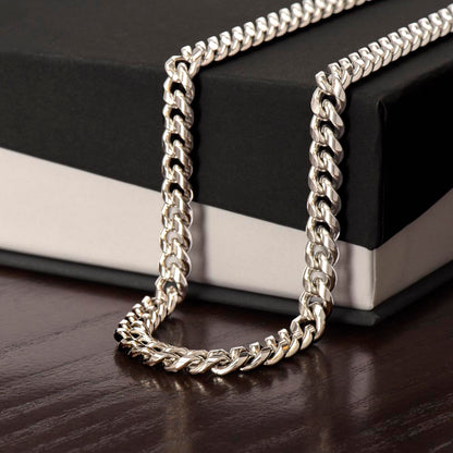 Cadou Personalizat Sot - colier Cuban Link