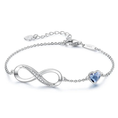 Cadou Pentru Iubită – Brățară Infinit Love Silver