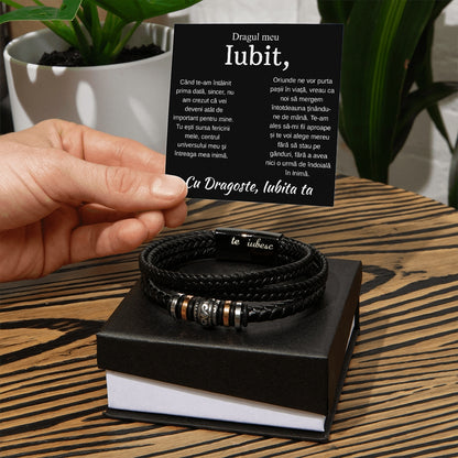 Bratara Piele Cadou Iubit
