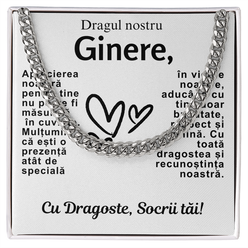 Cadou pentru Ginere