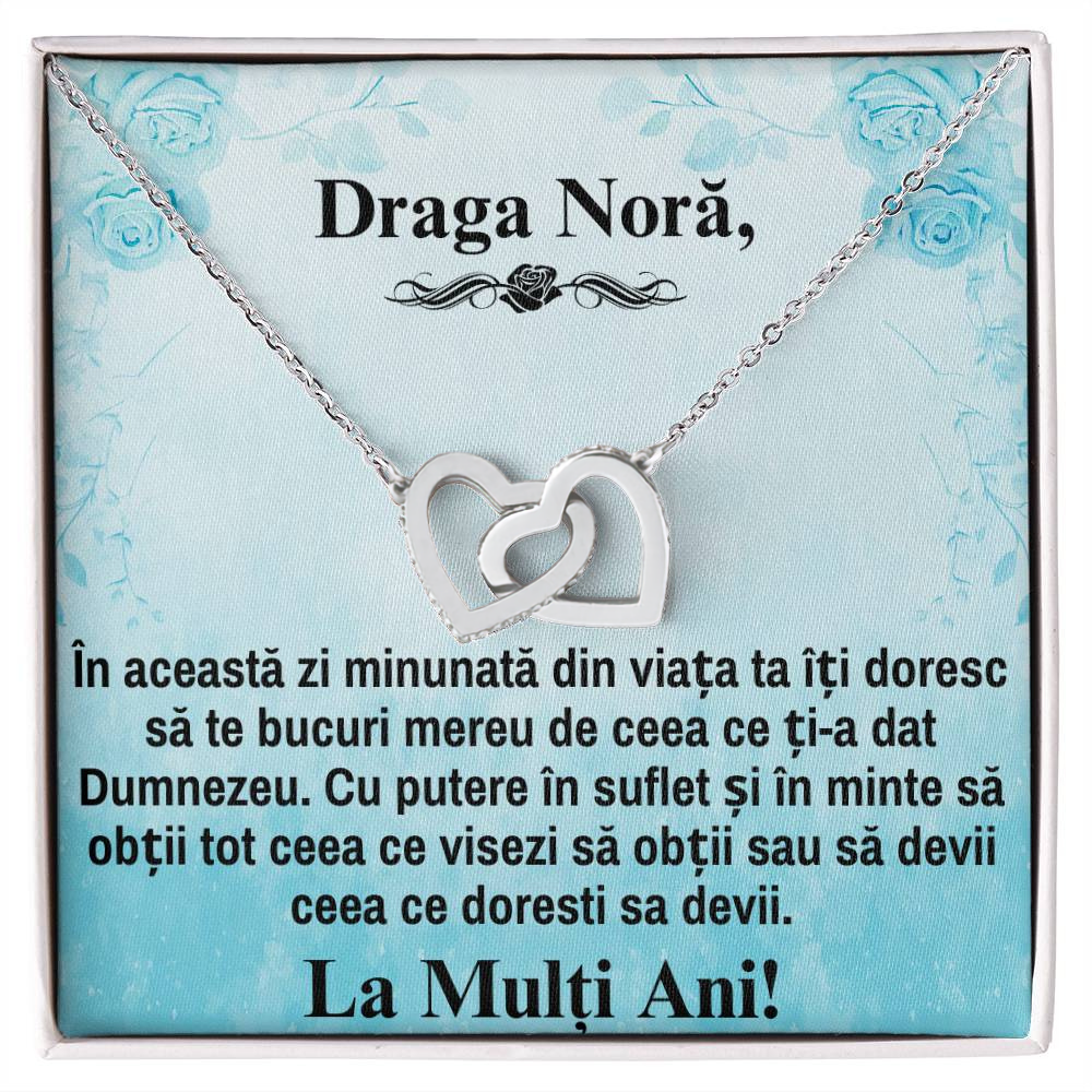 Cadou pt Nora - Colier Inimi Pereche!