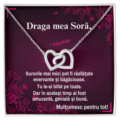 Cadou pt Sora – Colier Inimi Pereche