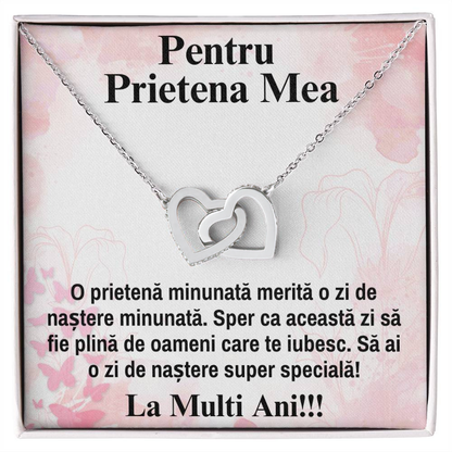 Cadouri Pentru Prietene - Colier Inimi Pereche