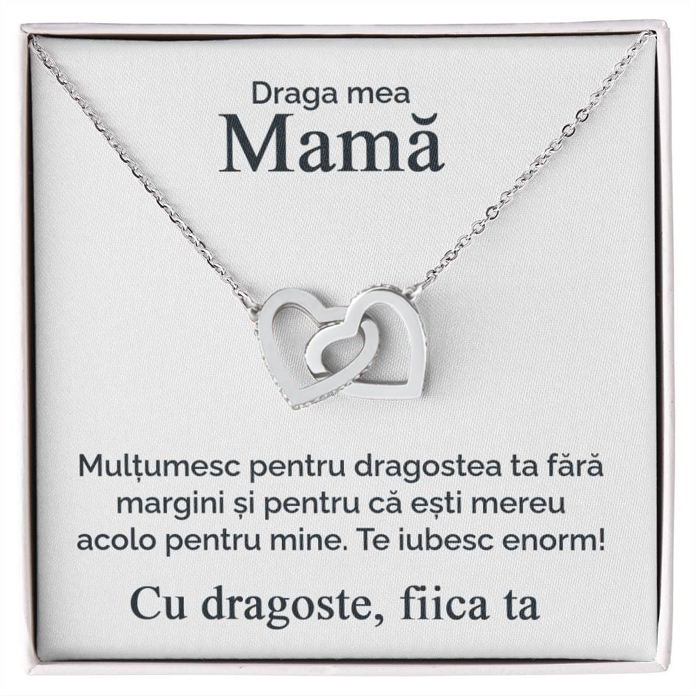 Cadouri Personalizate Mama - Lantisor Inimi Pereche