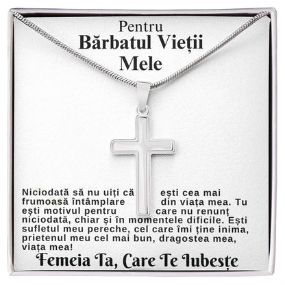 Cadouri pt Sot - Lănțișor Cruce
