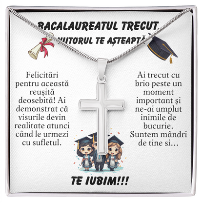 Colier personalizat cu mesaj 