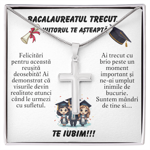 Colier personalizat cu mesaj 