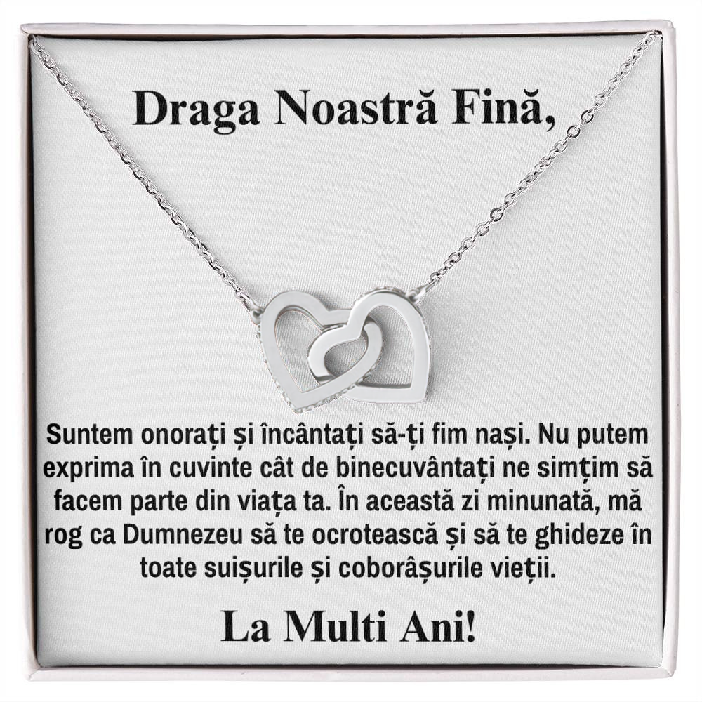 Idei Cadou Pentru Fina – Colier Inimi Pereche