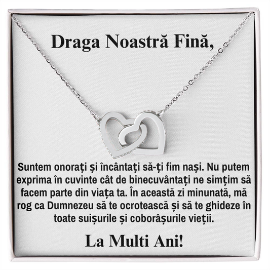 Idei Cadou Pentru Fina – Colier Inimi Pereche