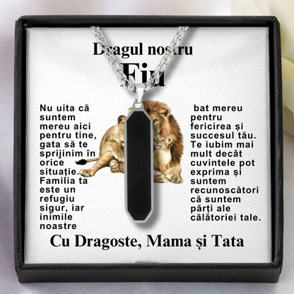 Cadou Pentru Ziua Fiului - Lănțișor Black Diamond Style