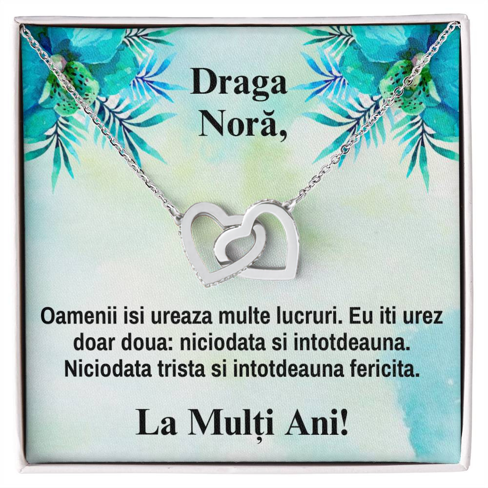 Lantisor Pentru Nora - Colier Inimi Pereche