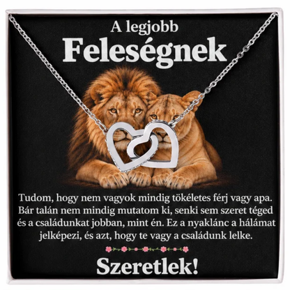 Két Szív, Egy Örök Szerelem – Szívpár Nyaklánc Feleségemnek