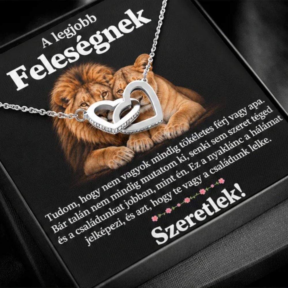 Két Szív, Egy Örök Szerelem – Szívpár Nyaklánc Feleségemnek