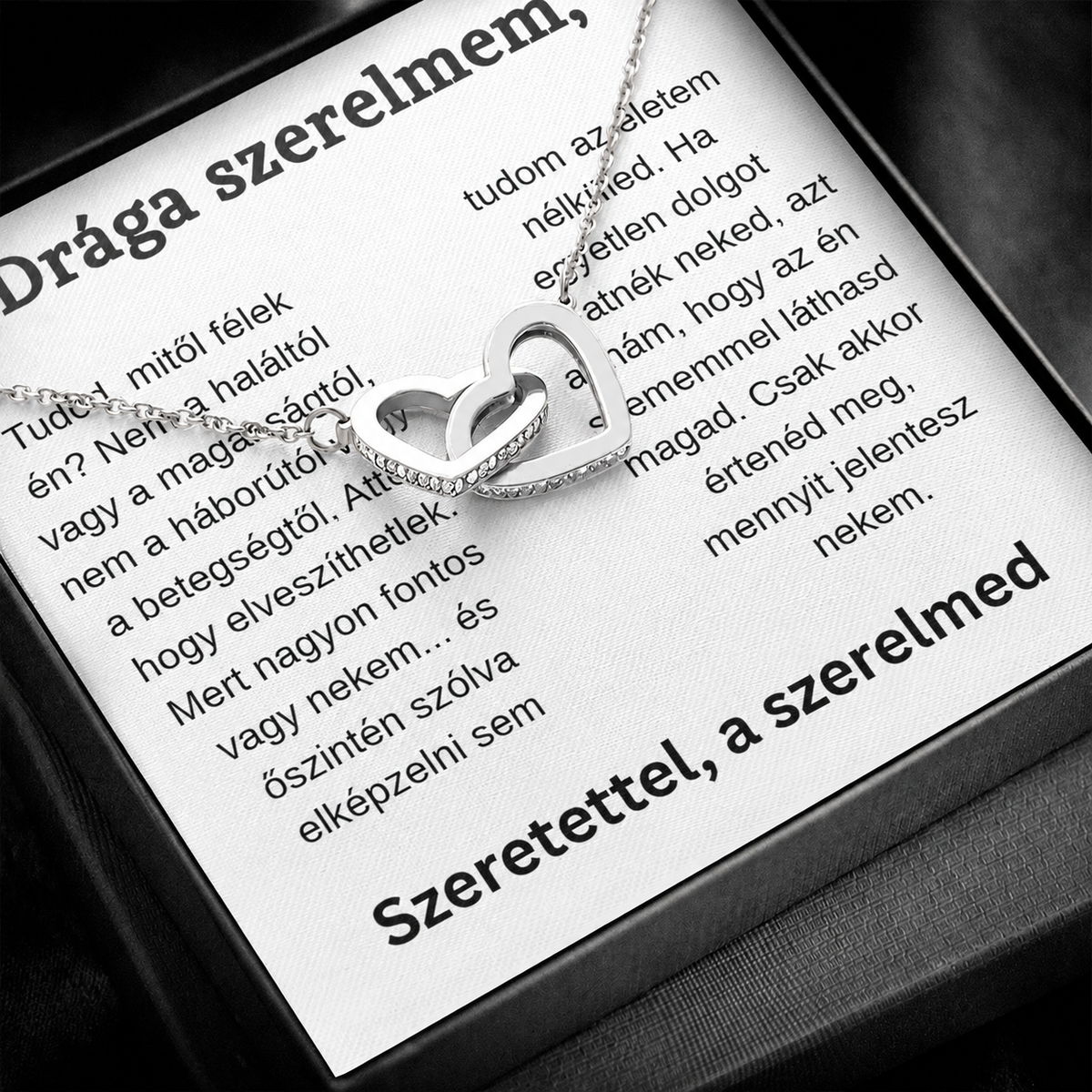 Örökké Együtt – Szívpár Nyaklánc Szeretett Feleségemnek