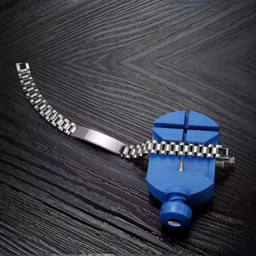 Brățară Unisex Personalizată din Inox Argintiu - Model Zale cu Plăcuță Gravată