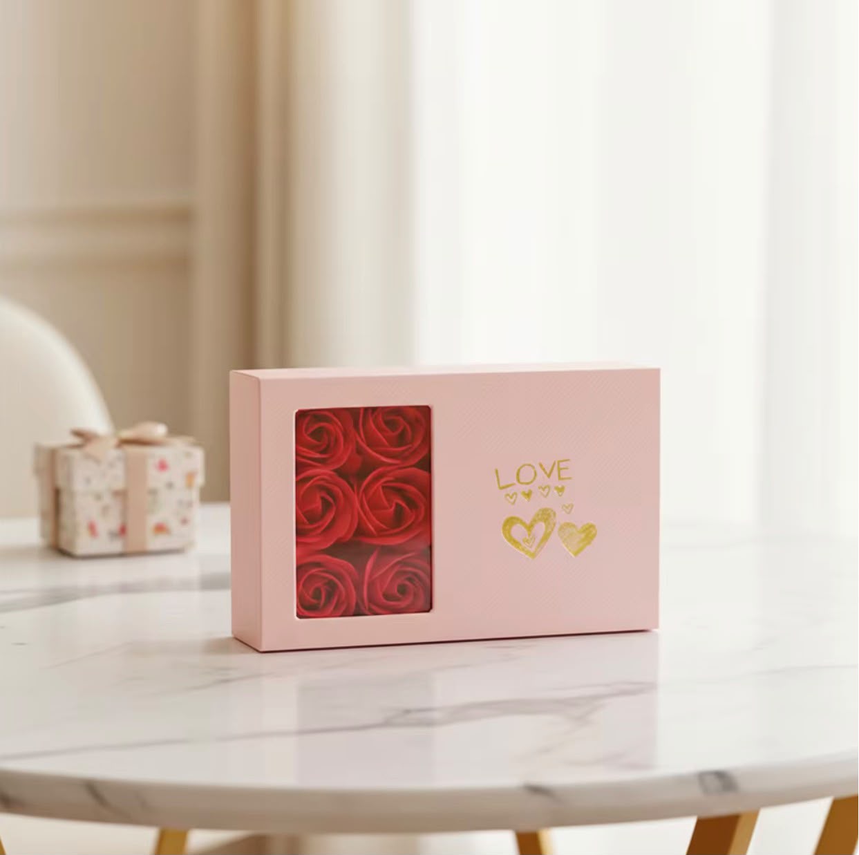 Set Brățări Crown Unisex Gravate, placate cu aur 14K+ Ambalaj Cutie Trandafiri
