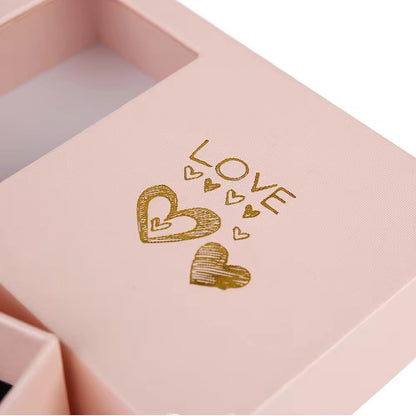 Set Brățări Crown Unisex Gravate, placate cu aur 14K+ Ambalaj Cutie Trandafiri