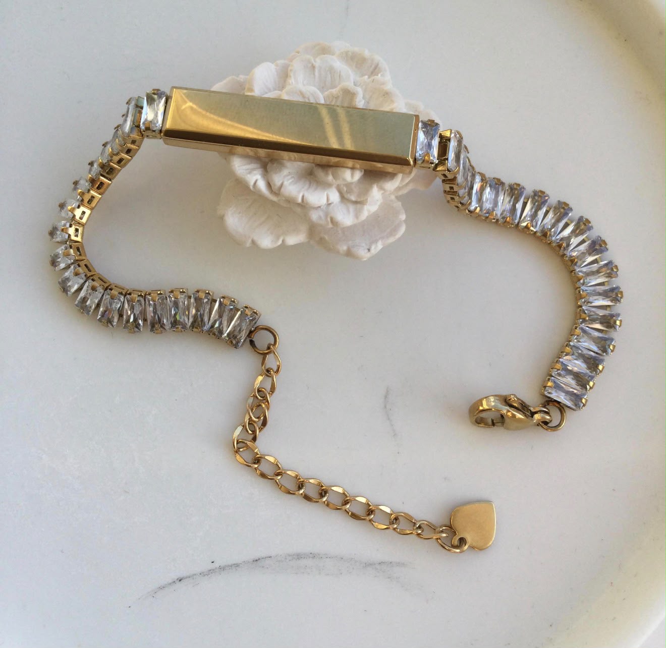 Brățară Damă Nairobi Diamond Personalizată, din Oțel Inoxidabil cu  Cristale Zirconiu