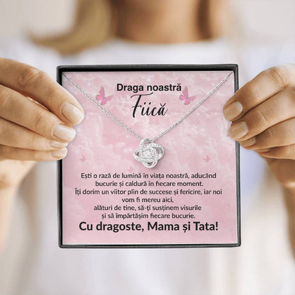 Cadou pentru fiica - Colier Love Knot