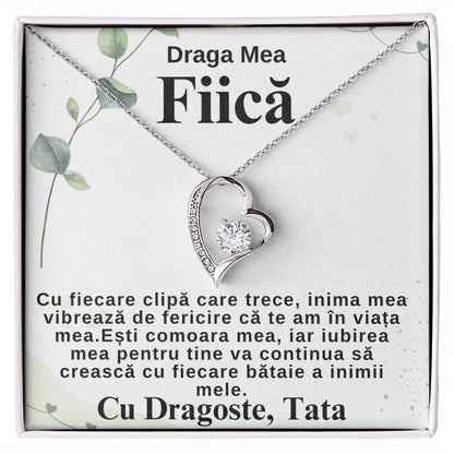 Cadou de la tata - Colier Inima Forever