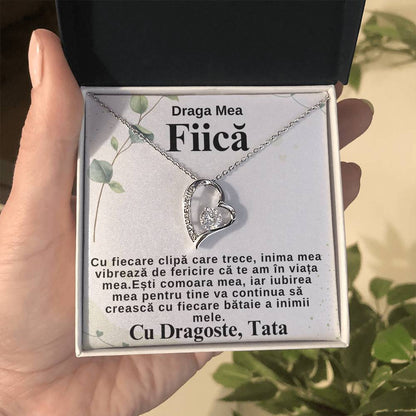 Cadou de la tata - Colier Inima Forever