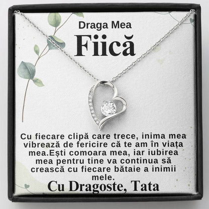 Cadou de la tata - Colier Inima Forever