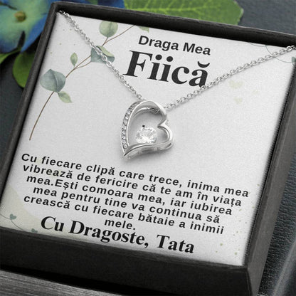 Cadou de la tata - Colier Inima Forever
