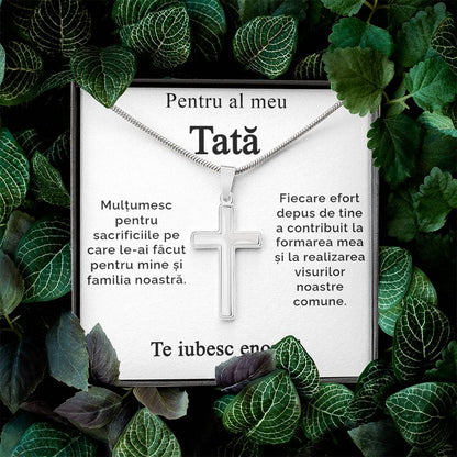 Cadou tata - Lănțișor Cruce