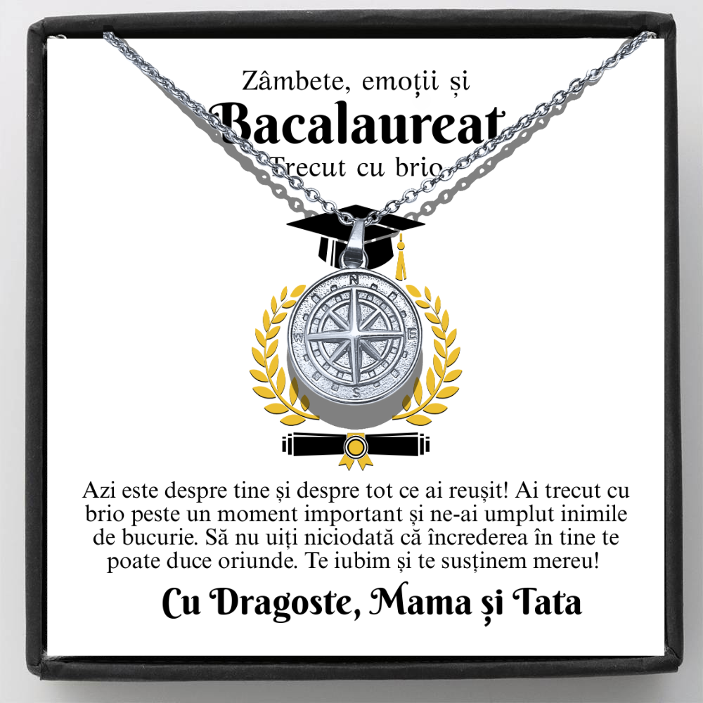cadou bacalaureat cu urare de la mama