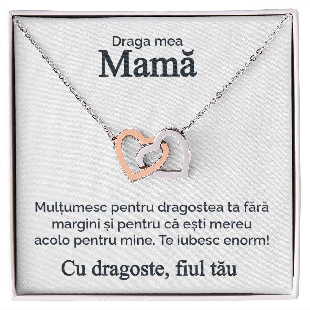 cadou colier argint pentru mama