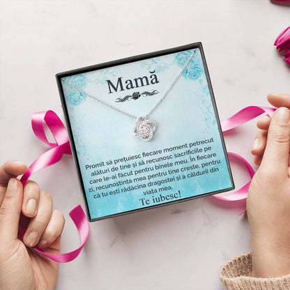 cadou colier gravat mama