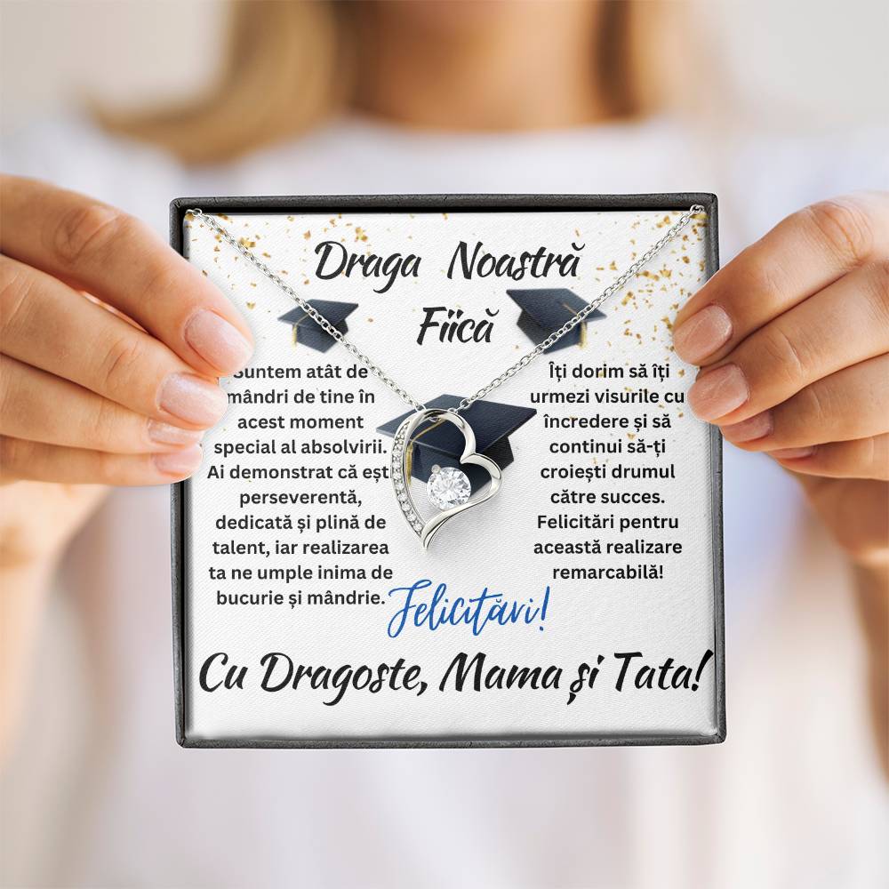 cadou cu mesaj absolvire fiica