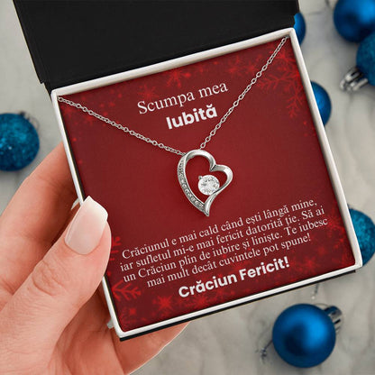 cadou cu mesaj de craciun pentru iubita