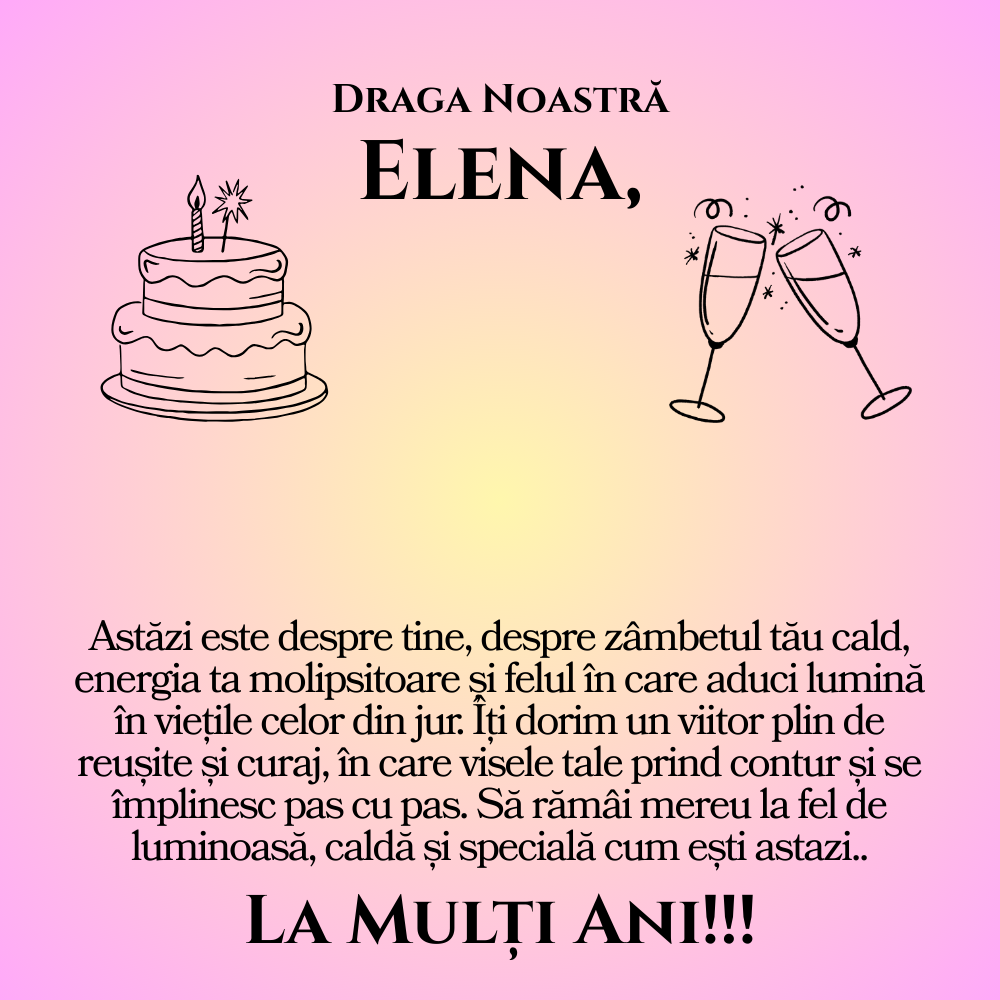 cadou elena personalizat