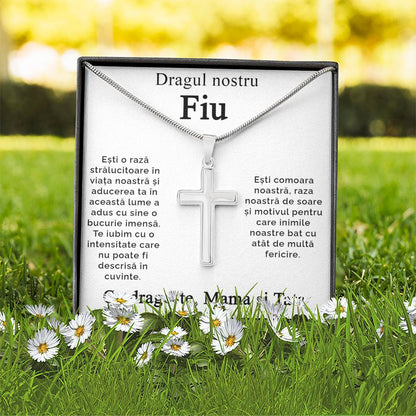 cadou fiu colier personalizat