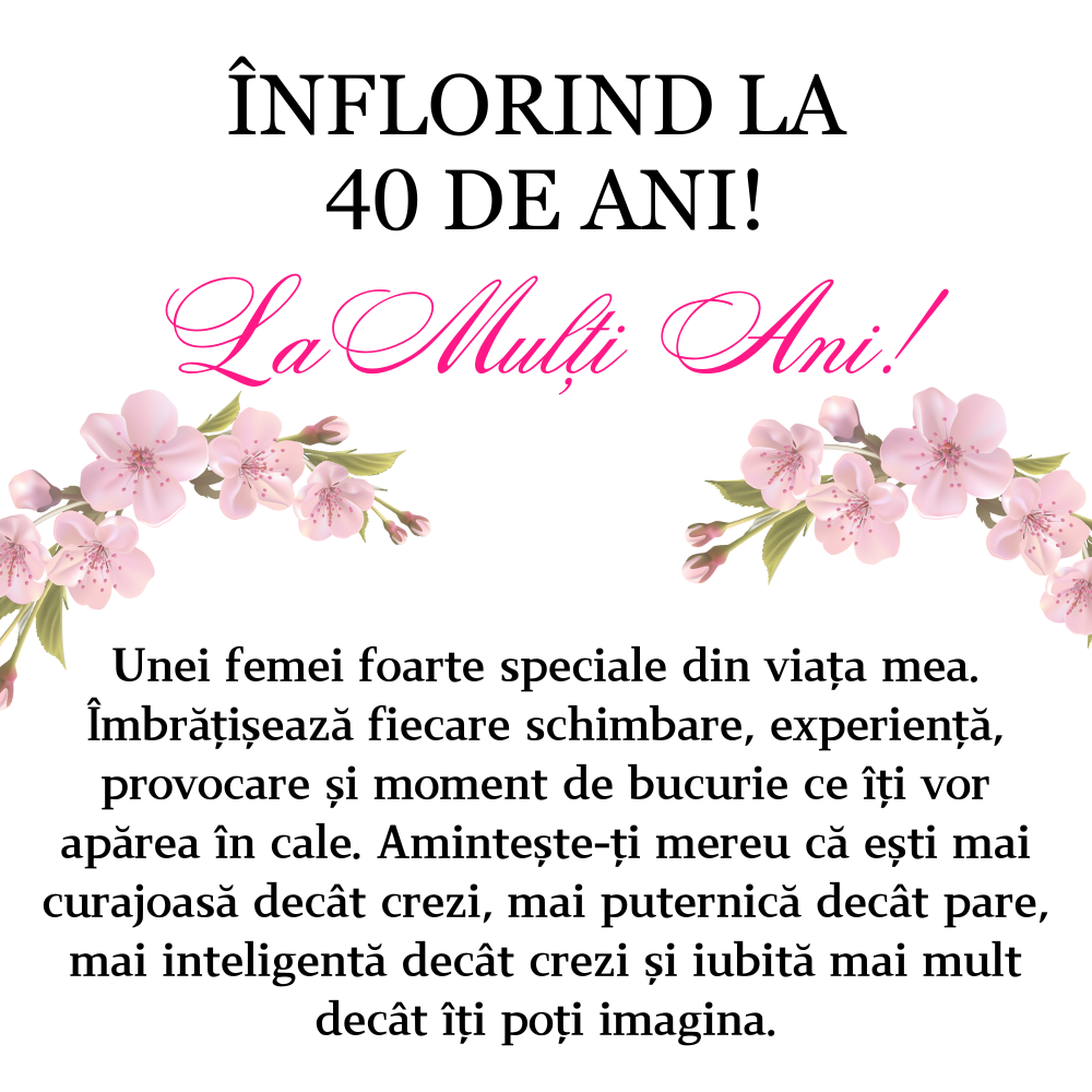cadou pentru 40 de ani