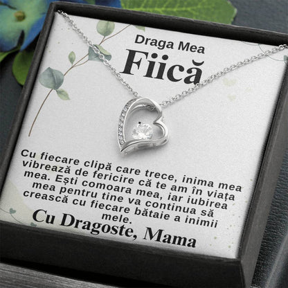 cadou pentru fiica, lantisor cu mesaj