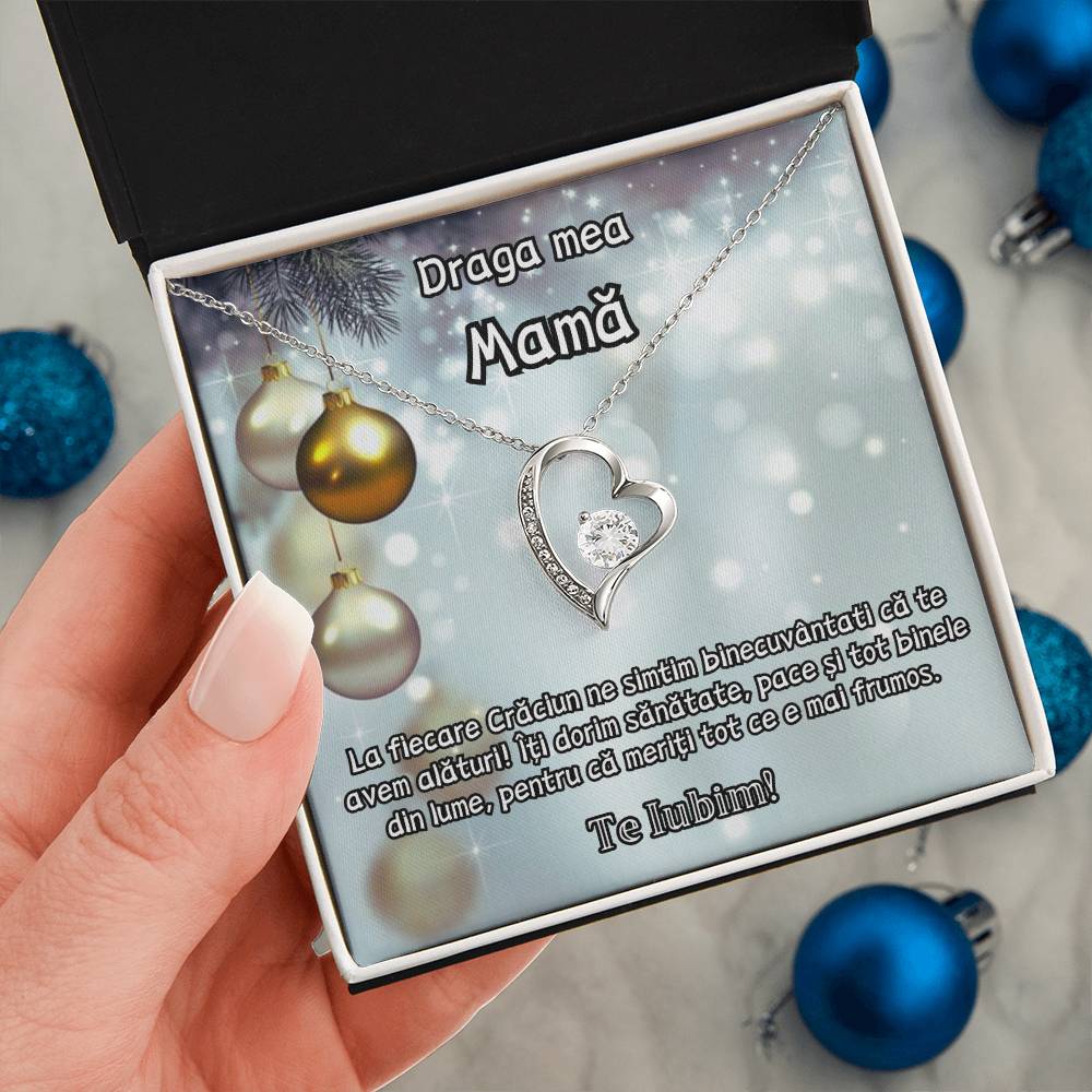 cadou personalizat colier craciun pentru mama