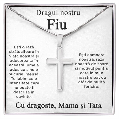 cadou pt fiu cu mesaj