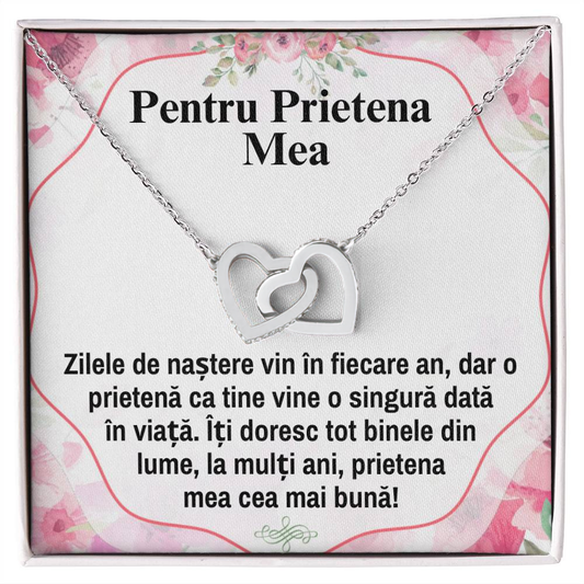 Cadouri Pentru Prietene Bune - Colier Inimi Pereche