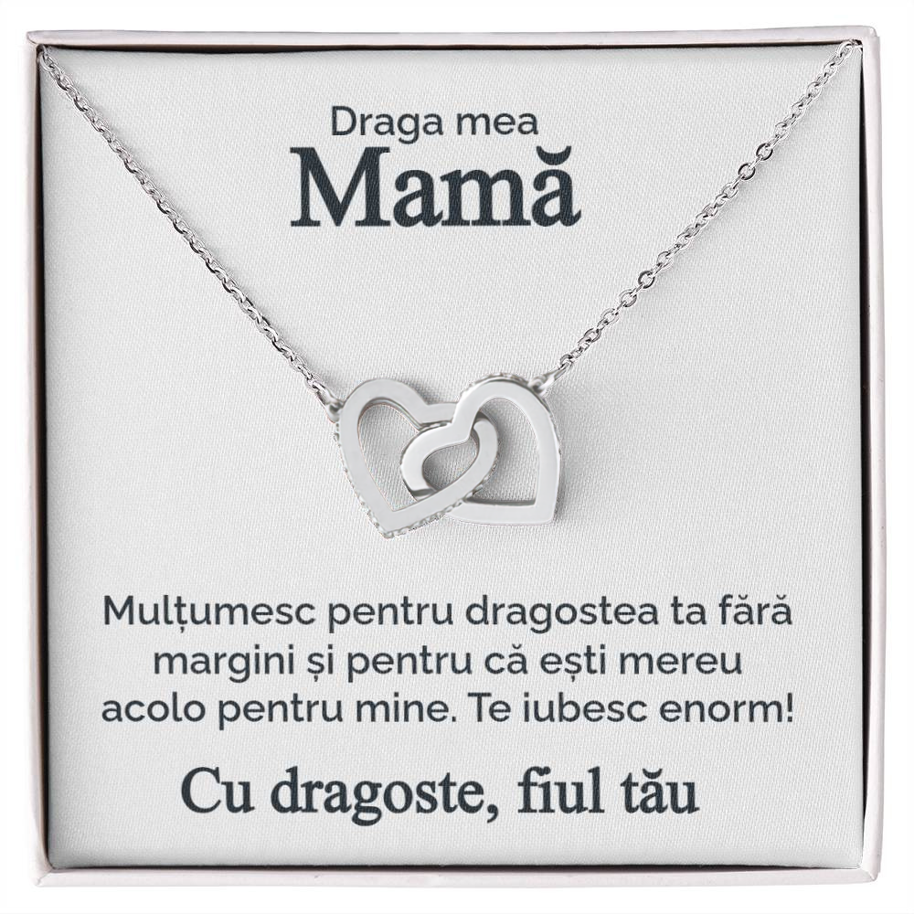 Cadouri Mama Fiu - Colier Inimi