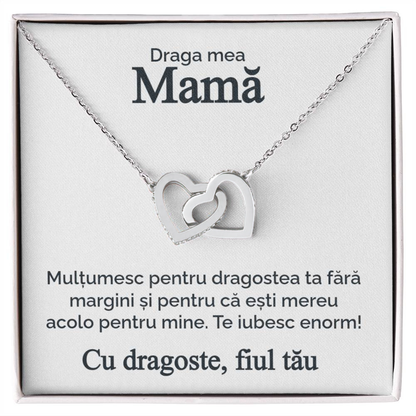 Cadouri Mama Fiu - Colier Inimi