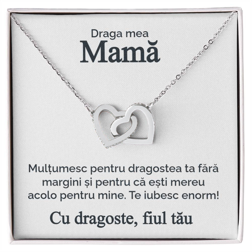 Cadouri Mama Fiu - Colier Inimi