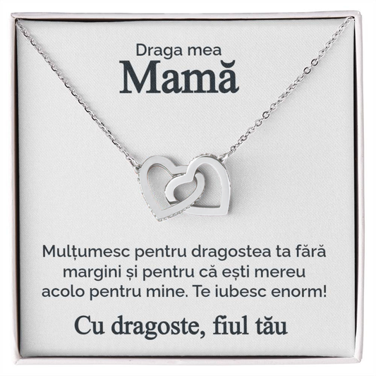 Cadouri Mama Fiu - Colier Inimi