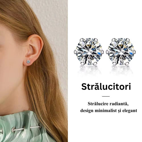 Cercei Diamond Sparkle cu Piatră Zirconiu