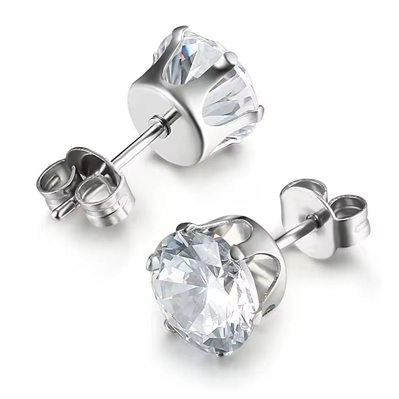 Cercei Diamond Sparkle cu Piatră Zirconiu