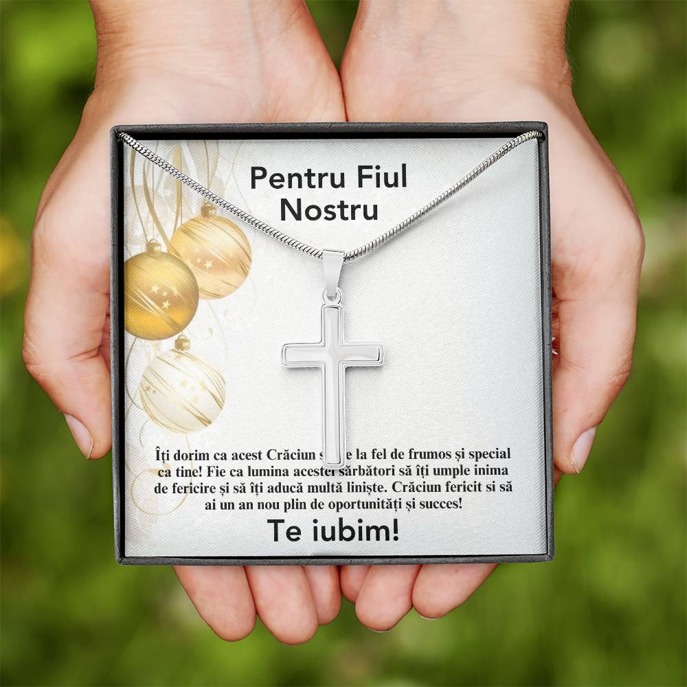 colier cu mesaj fiu craciun