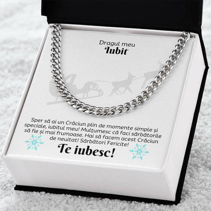 colier cu mesaj iubit craciun